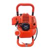 Benzinový zemní vrták 5,2 kW Ø 15 cm prodloužení 60 cmor a vertikutátor 3v1 6,5 HP Koš 40 l Kovová konstrukce05