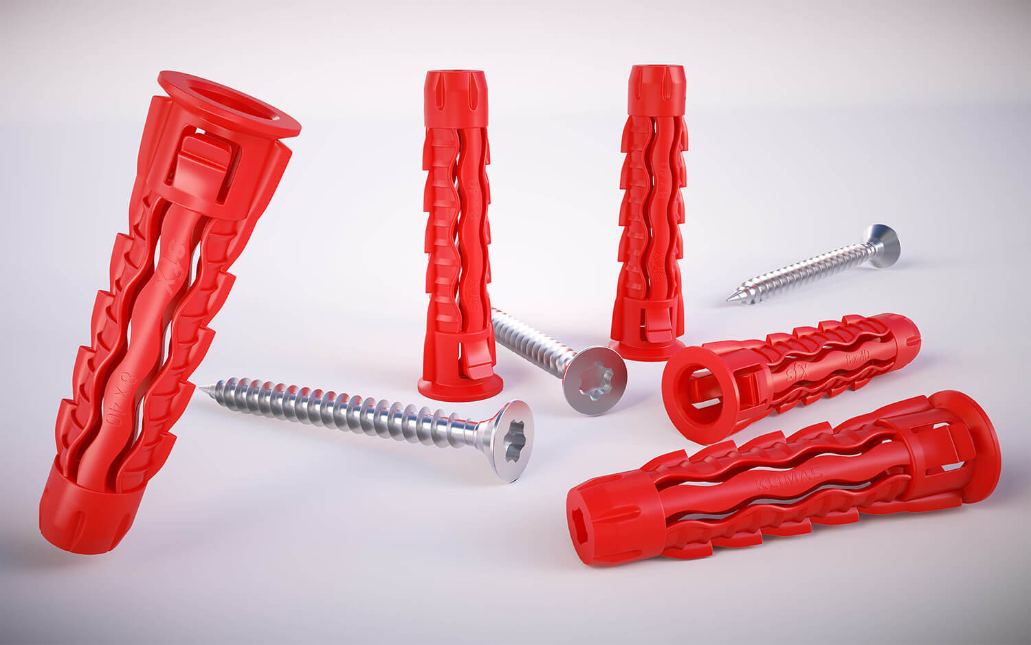 Univerzální hmoždinky pro všechny typy podkladů