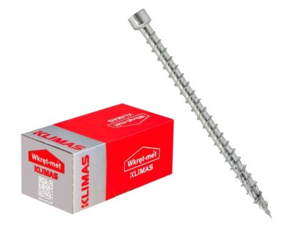 TX 6x140mm - 100 ks - Vruty do dřeva s válcovou hlavou, WKFC