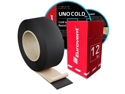 50mm x 25m - 1 Karton (12ks) - UV Páska na spojování a opravu membrán - Jednostranná UNO COLD UV