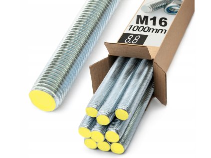 M16x1000mm (10ks) - 8.8 DIN 975 ZN - Závitová tyč