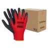 1 Kartón (240párů) - Rukavice Verken onyx RedLatex- velikost 9/L