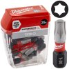 TX-30 - 25mm - 25ks - Bit Milwaukee Shockwave TORX
