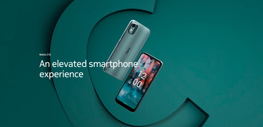 Nokia C12: levný smartphone s Androidem 12 Go Edition a 3000mAh vyměnitelnou baterií za 119 eur