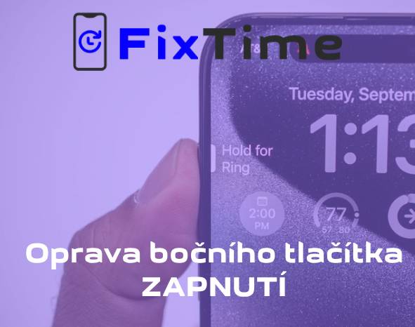 Oprava bočního tlačítka ZAPNUTÍ