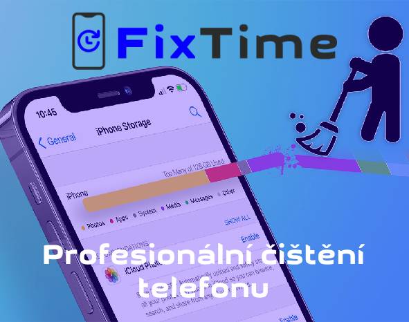 Profesionální čištění telefonů ve FixTime: ochrana vašeho zařízení