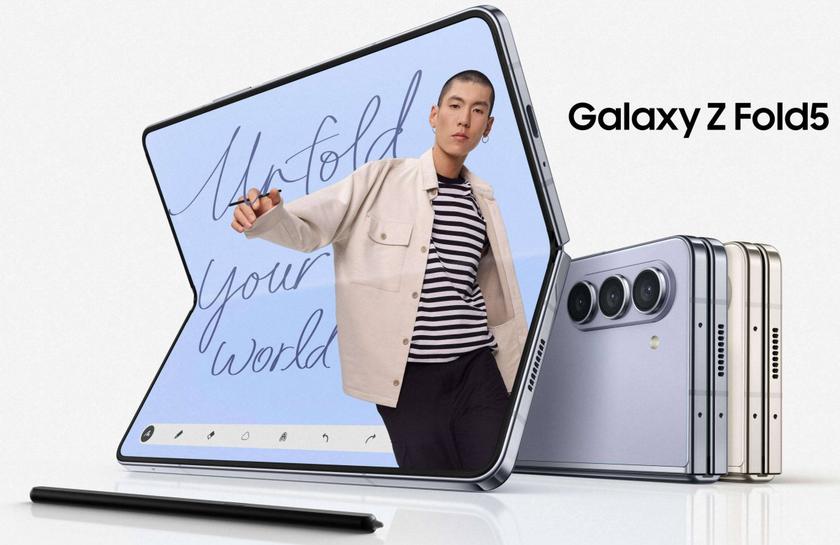 Samsung Galaxy Fold 5 - Snapdragon 8 Gen 2, nový a vylepšený pant a selfie kamera pod displejem za cenu od 1800 USD