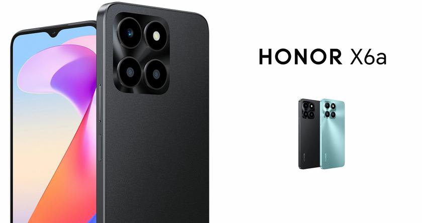 Honor X6a - Helio G36, 90Hz TFT HD+ displej, 50MP fotoaparát, NFC a Android 13 za 130 £