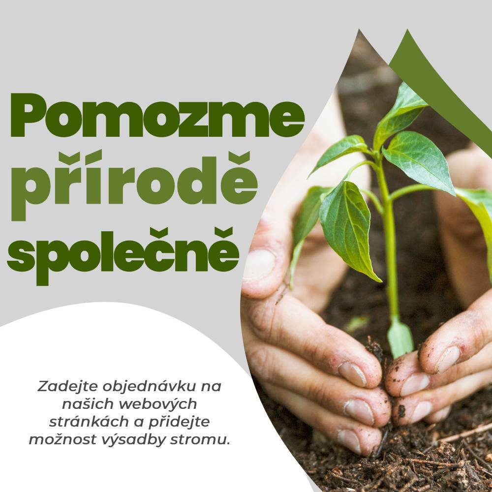 Ke každé objednávce jsme přidali možnost zasadit strom.