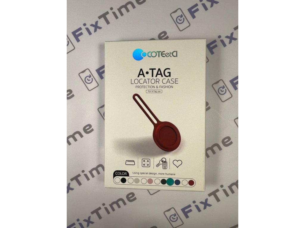 COTEetCI AirTag Silicone Protective Case Blue