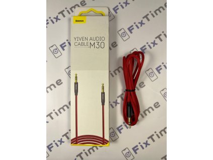 Baseus Yiven Audio Cable M30 1m Red-Black