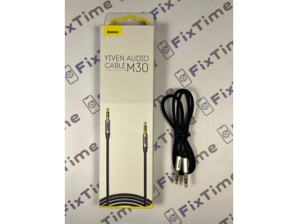 Baseus Yiven Audio Cable M30 0.5M Silver + Black