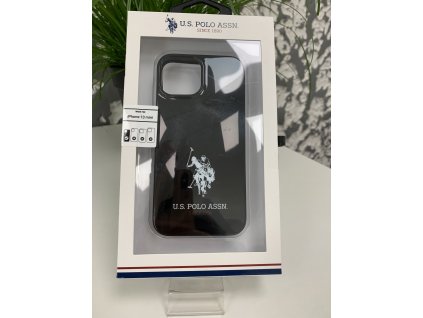 U.S. Polo TPU Horses Logo Zadní Kry pro iPhone 13 Mini Black