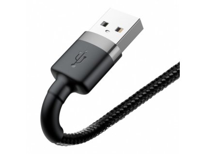 Baseus Cafule Cable USB for Lightning 2.4A 0.5M Grey Black