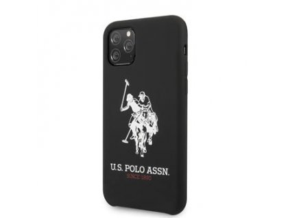 U.S. Polo Big Horse Silicone Cover for iPhone 11 Pro Black