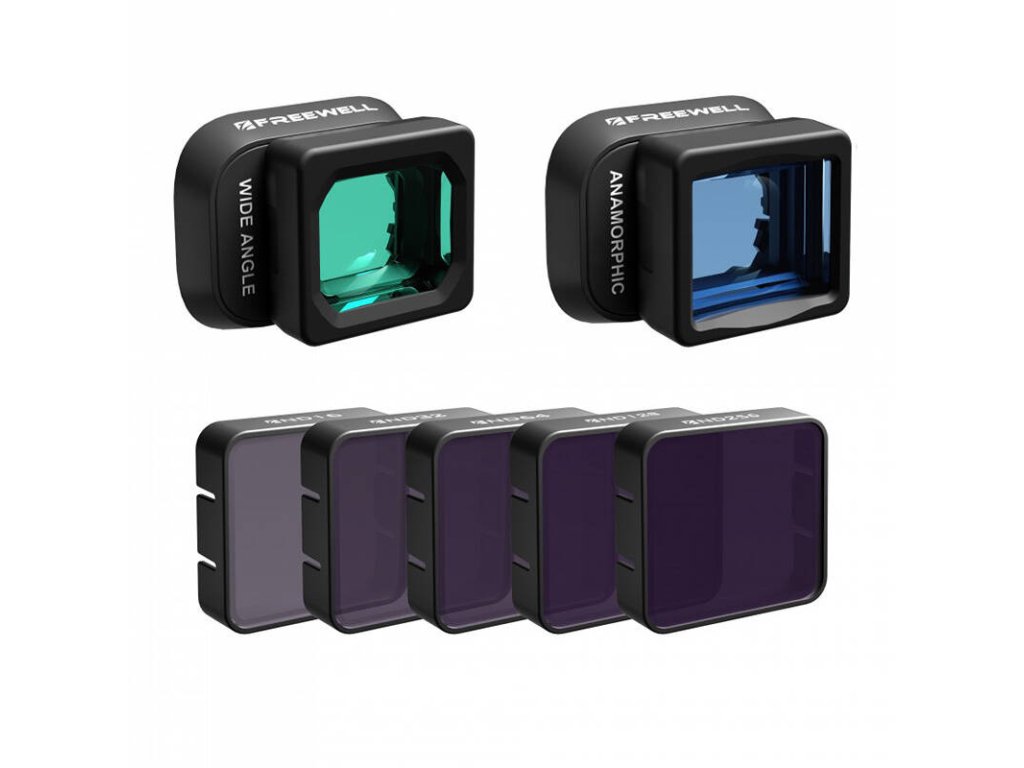 Filter set FREEEWELL wide angle, anamorphic, ND for DJI Mini 4 Pro