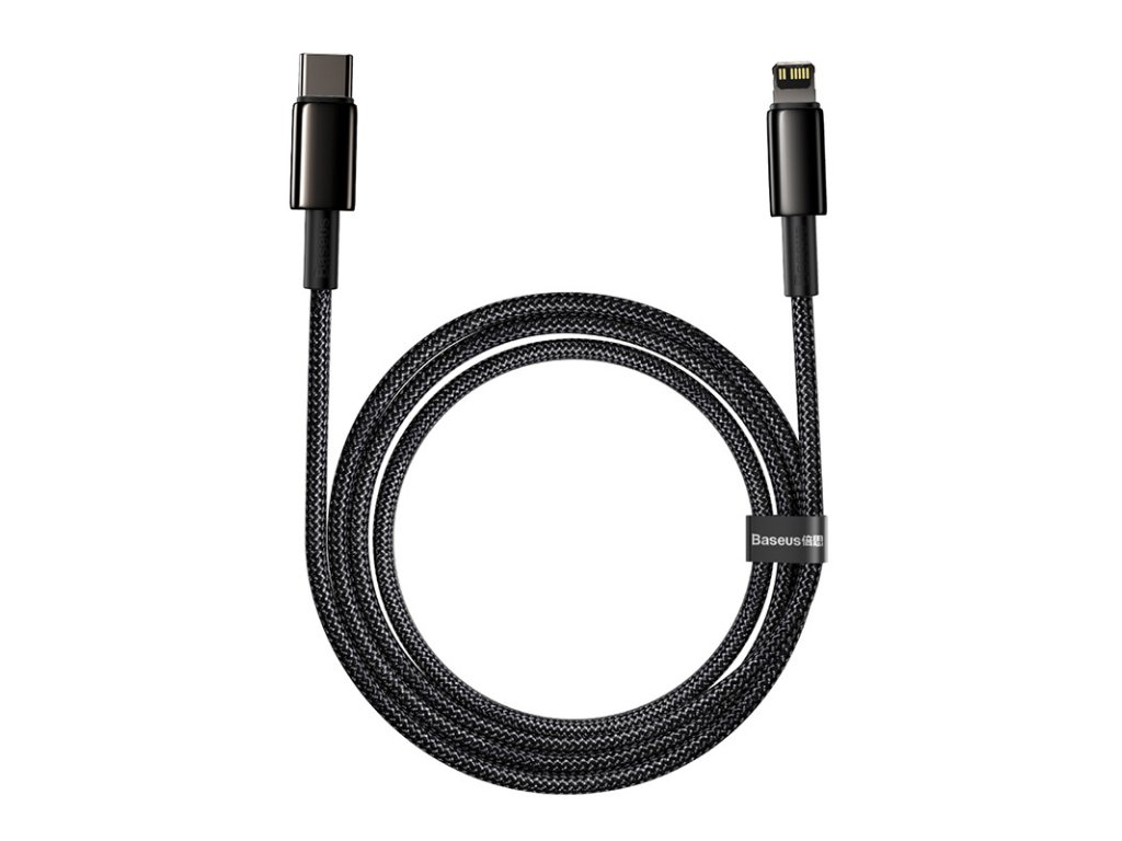 Baseus Tungsten Gold Cable Type-C to iP PD 20W 2m (černý)