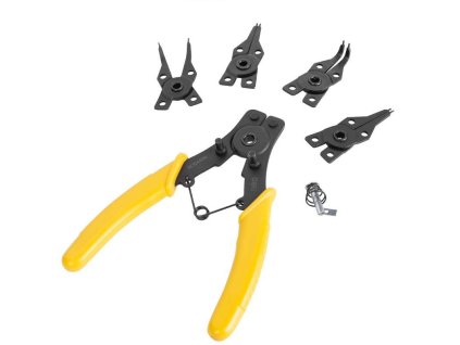 Kleště na obruče 6" Deli Tools EDL104506 (žluté)