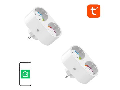 Duální chytrá zásuvka WiFi Gosund SP211 (2-pack) 3500W Tuya