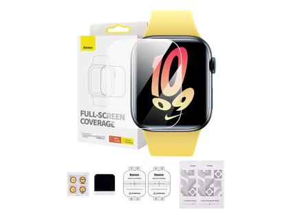 Baseus 40mm ochranná fólie pro hodinky AP Watch 4/5/6/SE/SE 2, čirá