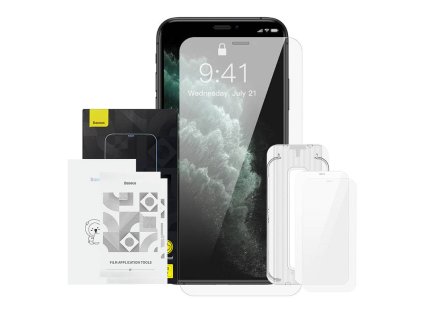 2x Baseus Crystal Tvrzené sklo 0,3 mm pro iPhone X/XS