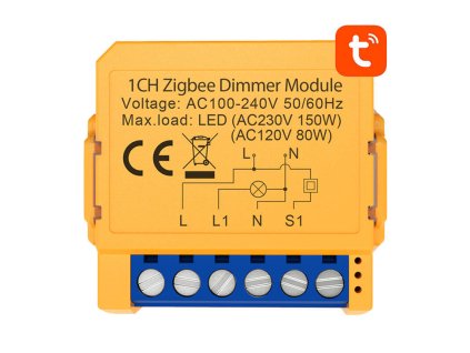 Chytrý zásuvkový spínač ZigBee Avatto ZDMS16-1 TUYA