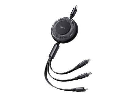 3in1 USB to USB-C / Lightning / Micro USB Cable, Mcdodo CA-5220, 1.2m (Black)