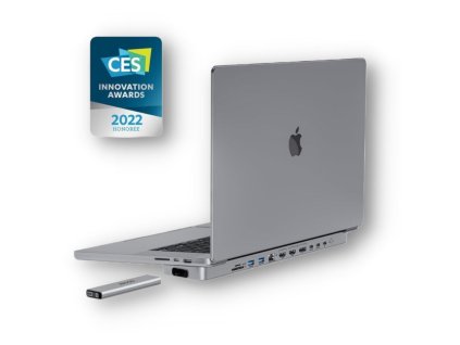 Invzi® Pop Up SSD USB-C dokovací stanice 16"