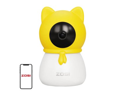 ZOSI 4MP HD 355° elektronická kamera/chůva
