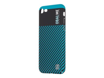OBAL:ME Flossy Stripes Kryt pro Apple iPhone 7/8/SE2020/SE2022 Black/Teal