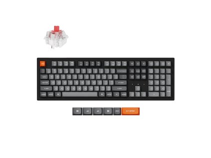 Bezdrátová klávesnice Keychron K10 Max RGB Red Switch (černá) [K10M-B1].