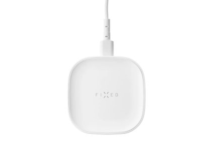 FIXED PodsPad bezdrátová nabíječka pro TWS 5W - Bílá