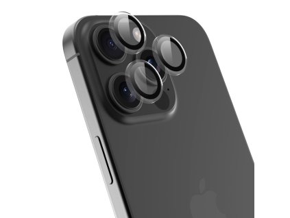Ochranné sklo na čočky fotoaparátu Devia Peak Series pro iPhone 16 PRO/16 PRO MAX Transparentní