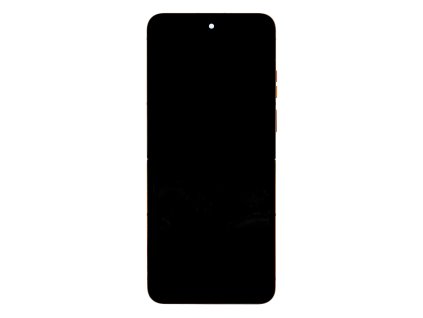 Motorola RAZR 50 Ultra LCD Display + Dotyková Deska + Přední Kryt Peach Fuzz (Service Pack)