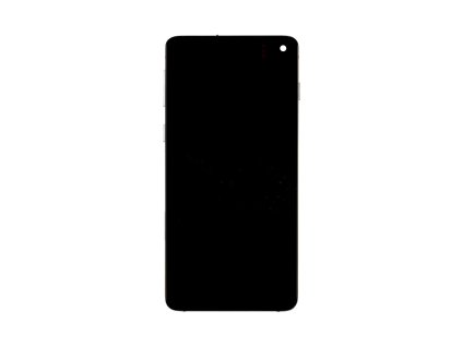 LCD display + Dotyk + Přední Kryt pro Samsung G973 Galaxy S10 Black