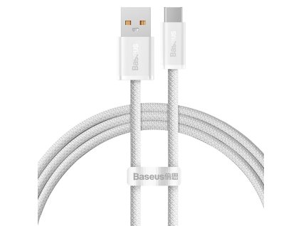 Baseus CALD000602 Dynamic Series Fast Charging Datový Kabel USB - USB-C 100W 1m White (Pošk. Balení)