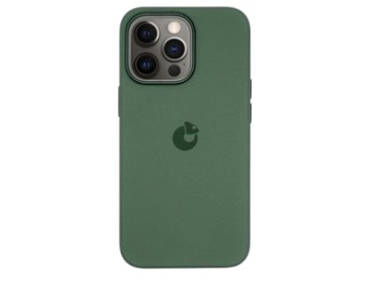 COVEREON SILICON silikonový MagSafe kryt pro iPhone 13 - Zelená