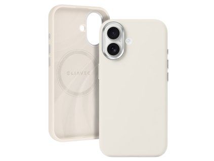 Liavec Silky MagSafe kryt pro iPhone 17 Béžová