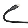 Kabel USB-C řady Baseus Rapid 3 v 1 pro M L T 20W 1,5 m černý