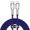 Kabel Baseus Cafule Series USB-C pro Lightning, 20W, 2m (fialový)