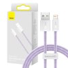 Baseus Dynamic kabel USB-Lightning, 2,4 A, 1 m (fialový)