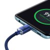 Baseus Crystal Shine kabel USB-C na USB-C, 100 W, 2 m (modrý)