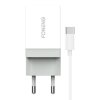 Rychlonabíječka Foneng 1x USB K210 10.5W + kabel USB typu C 1m