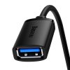 Prodlužovací kabel USB 3.0 Baseus samec - samice, řada AirJoy, 3 m (černý)