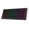 Bezdrátová mechanická klávesnice Royal Kludge RK84 RGB, hnědé spínače (černá)