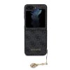 Guess 4G Charm Zadní Kryt pro Samsung Galaxy Z Flip 5 Grey