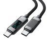 Cable USB Essager EXCTT1-LG0A-P USB-C to USB-C 100 W 1m