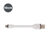 Ksix nabíjecí a datový kabel USB na Lightning, MFi, 10cm, černá