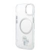 Karl Lagerfeld IML Karl and Choupette MagSafe Zadní Kryt pro iPhone 14 Transparent