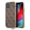Guess 4G Charm Zadní Kryt pro iPhone 12 Pro Max 6.7 Brown